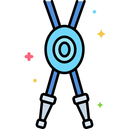 Bolo tie Flaticons Lineal Color icon