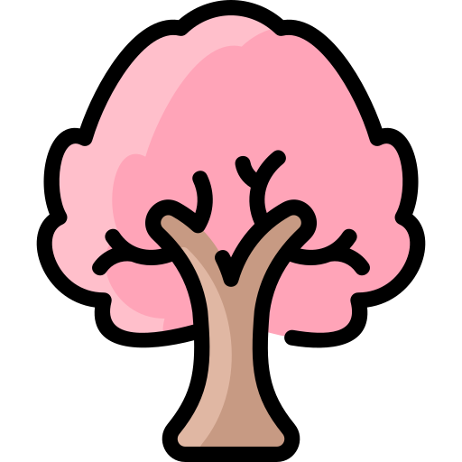 drzewo migdałowe Vitaliy Gorbachev Lineal Color ikona