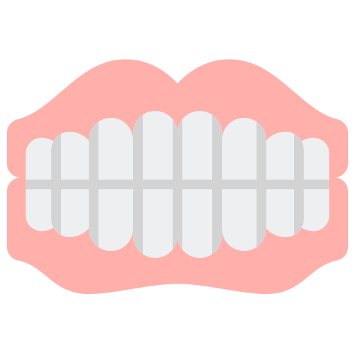 Зубные протезы Flaticons Flat иконка