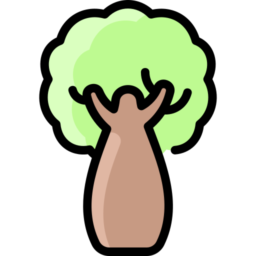 Бутылочное дерево Vitaliy Gorbachev Lineal Color иконка
