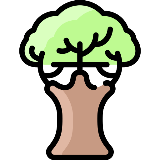 Дерево Vitaliy Gorbachev Lineal Color иконка