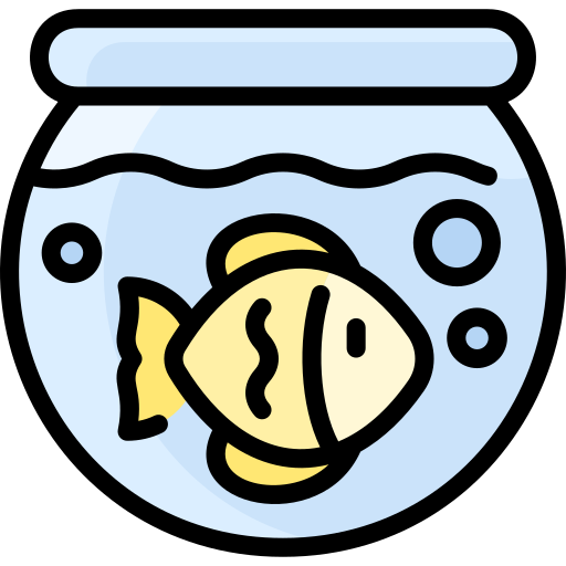 물고기 Vitaliy Gorbachev Lineal Color icon
