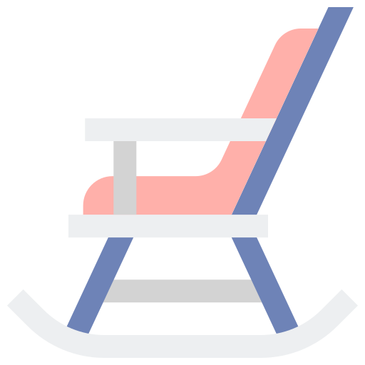 cadeira de balanço Flaticons Flat Ícone