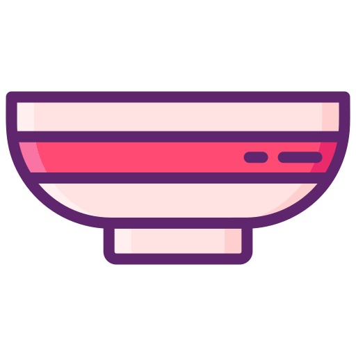 Bowl Flaticons Lineal Color icon