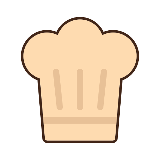 sombrero de cocinero Flaticons Lineal Color icono