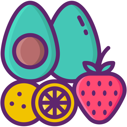 frutta Flaticons Lineal Color icona