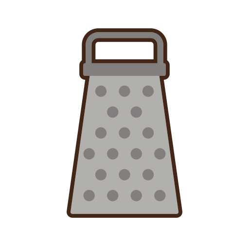 rallador de queso Flaticons Lineal Color icono