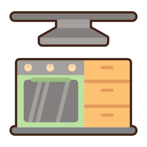 keuken Flaticons Lineal Color icoon
