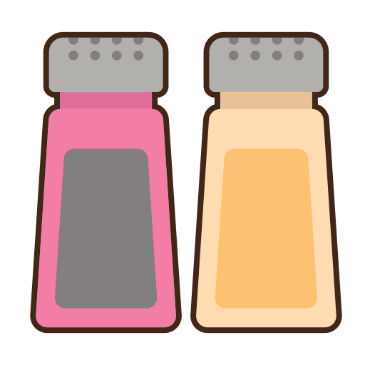 sal y pimienta Flaticons Lineal Color icono