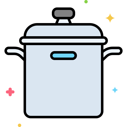 Pot Flaticons Lineal Color icon