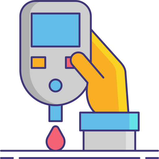 Sugar blood level Flaticons Lineal Color icon