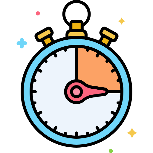 timer Flaticons Lineal Color icoon