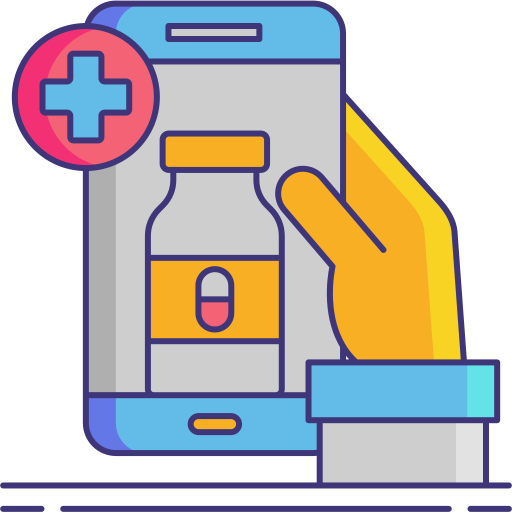 Health app Flaticons Lineal Color icon