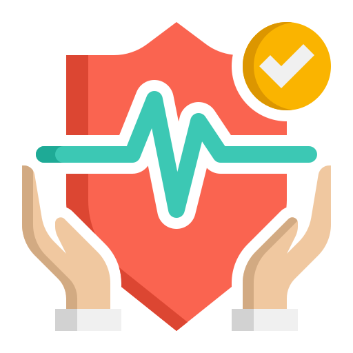 seguro de vida Flaticons Flat icono