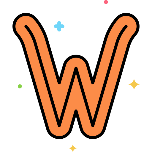 Letter w Flaticons Lineal Color icon