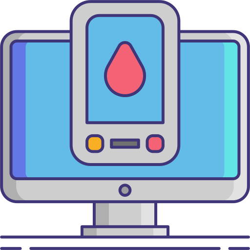 Blood test Flaticons Lineal Color icon