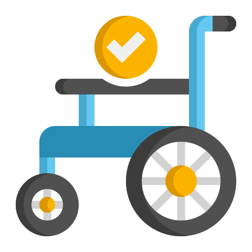Wheelchair Flaticons Flat icon