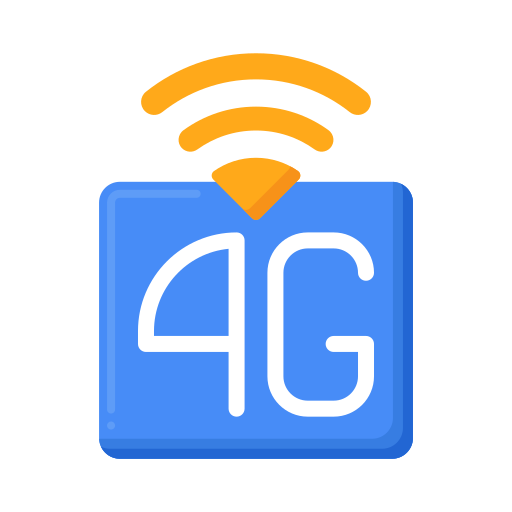 4g Flaticons Flat icono