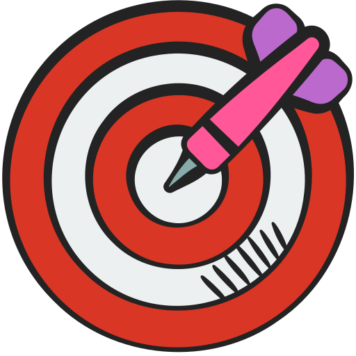 Target Generic color hand-drawn icon