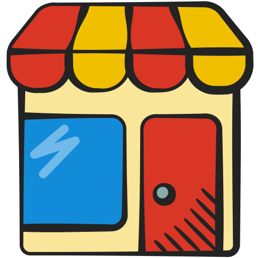 店 Generic color hand-drawn icon