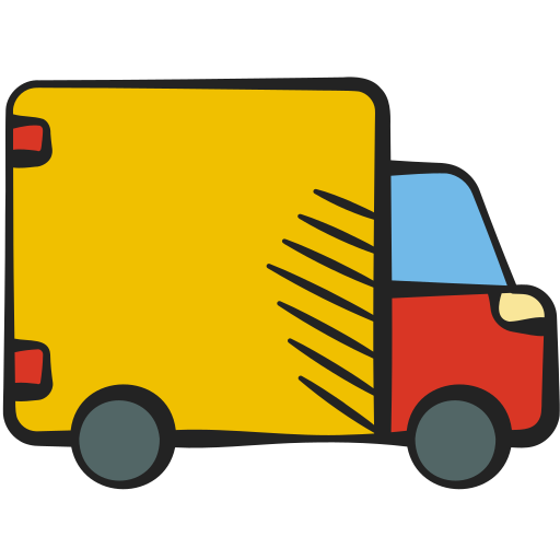Truck Generic color hand-drawn icon
