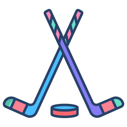 hockey sobre hielo Icongeek26 Linear Colour icono
