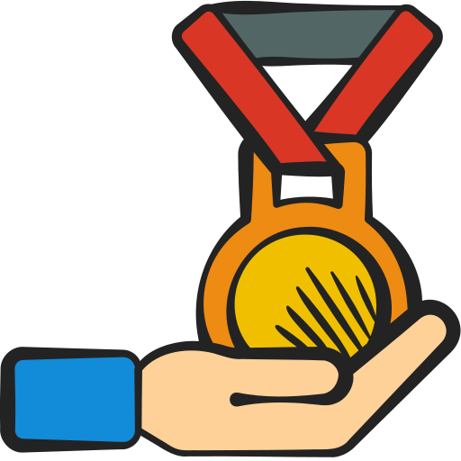 médaille Generic color hand-drawn Icône