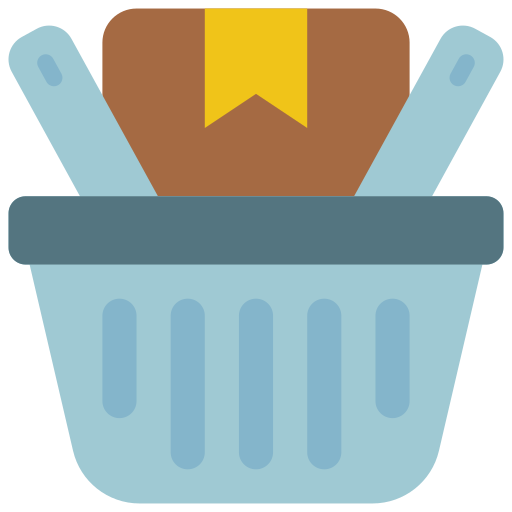 Basket Basic Miscellany Flat icon