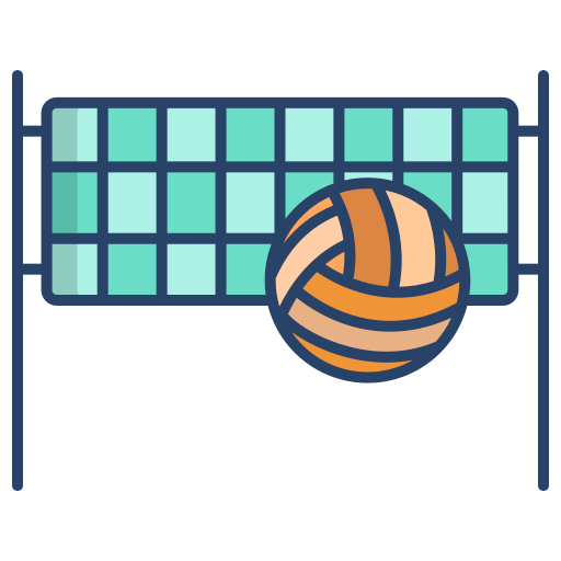Volleyball Icongeek26 Linear Colour icon