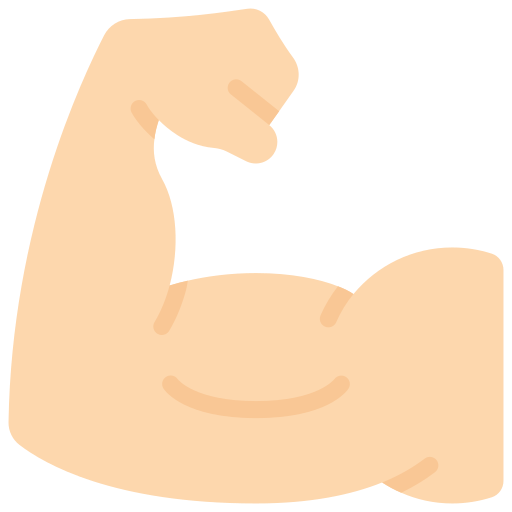 근육 Basic Miscellany Flat icon