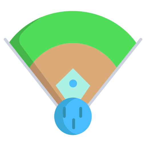 Baseball Icongeek26 Flat icon