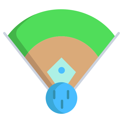 béisbol Icongeek26 Flat icono