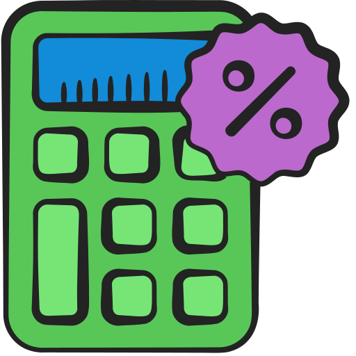 Calculator Generic color hand-drawn icon