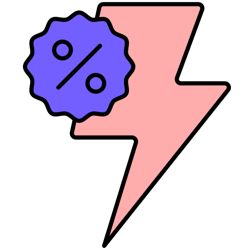 번개 Generic Alternative Color icon