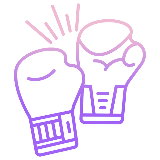 Boxing gloves Icongeek26 Outline Gradient icon