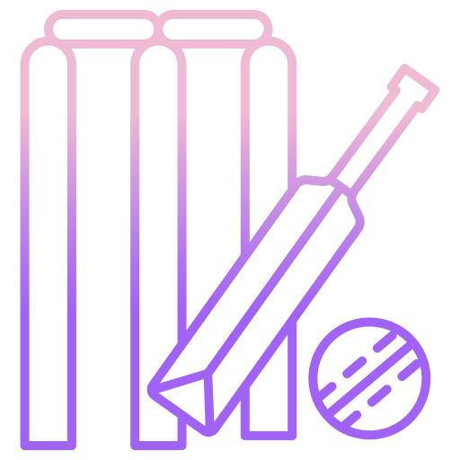 Cricket Icongeek26 Outline Gradient icon
