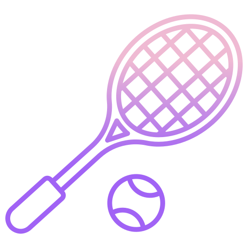 テニス Icongeek26 Outline Gradient icon