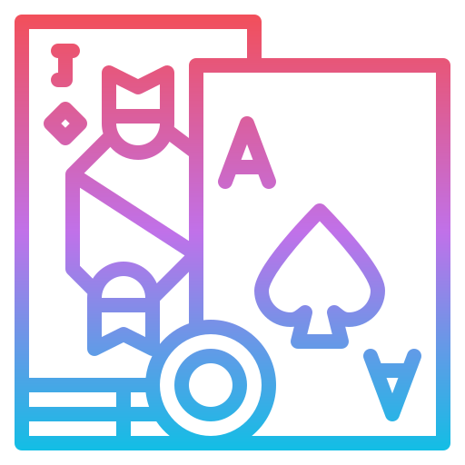 blackjack Iconixar Gradient icoon
