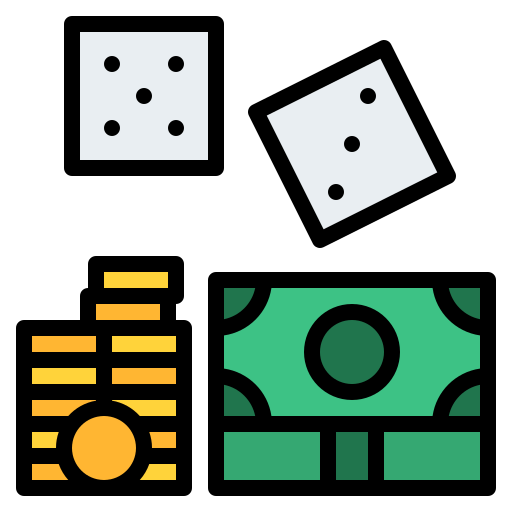 Gambling Iconixar Lineal Color icon