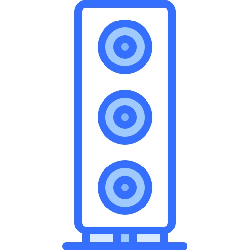 l'audio Coloring Blue Icône