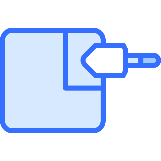 充電器 Coloring Blue icon