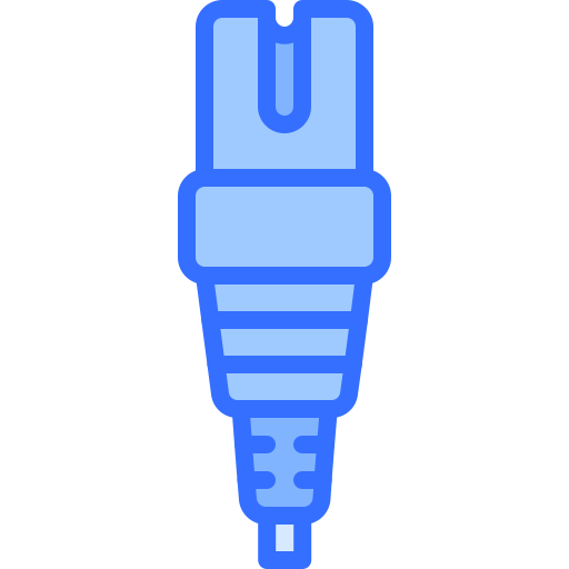 Cable Coloring Blue icon