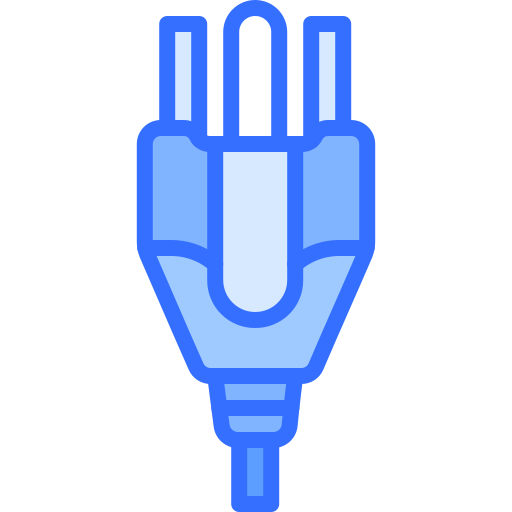 プラグ Coloring Blue icon