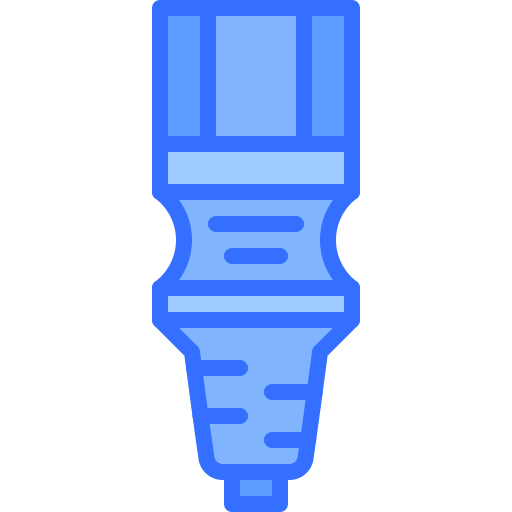Power cable Coloring Blue icon