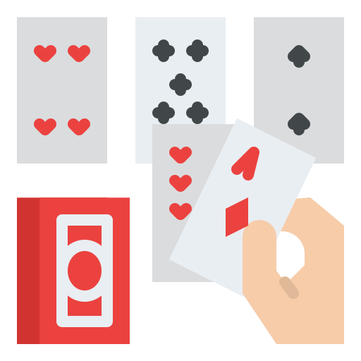 pokerspel Iconixar Flat icoon