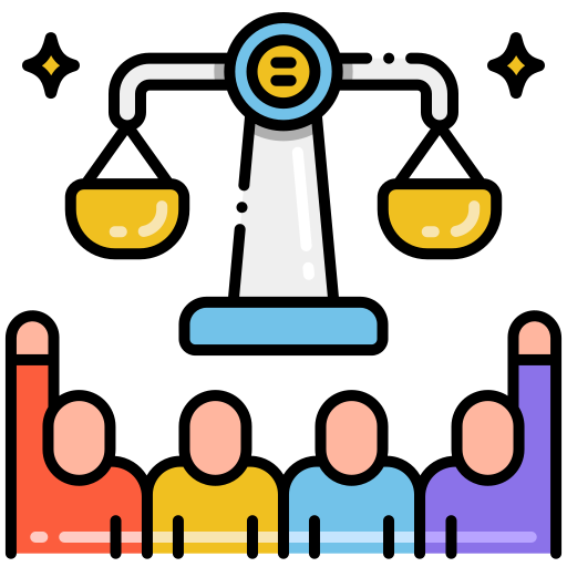 Equality Flaticons Lineal Color icon
