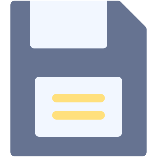 保存 Generic color fill icon