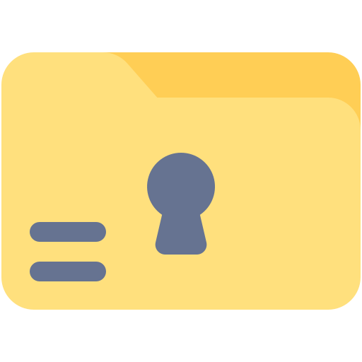 bezpieczny folder Generic color fill ikona