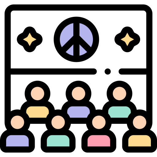 Protest Detailed Rounded Lineal color icon