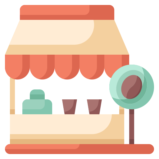 Coffee shop Generic color fill icon